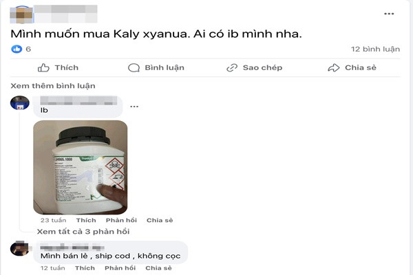 Từ các vụ án đầu độc chết người, mua xyanua sao quá dễ dàng? Tu cac vu an dau doc chet nguoi, mua xyanua sao qua de dang?