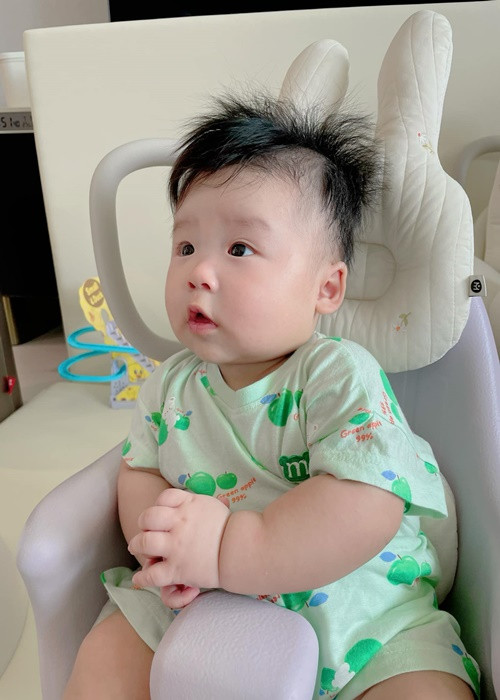 Nhiều cư dân mạng khen ngợi vẻ ngoài kháu khỉnh của bé Ijun.