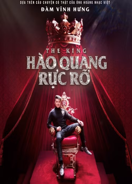 Tháng 3/2023, Đàm Vĩnh Hưng công bố dự án phim tiểu sử về mình mang tên “Hào quang rực rỡ - The King”. Nhiều người cho rằng tựa phim “The King” (tạm dịch: Vua) thể hiện sự ngông của “ông hoàng nhạc Việt”. Ảnh: Tiền Phong.