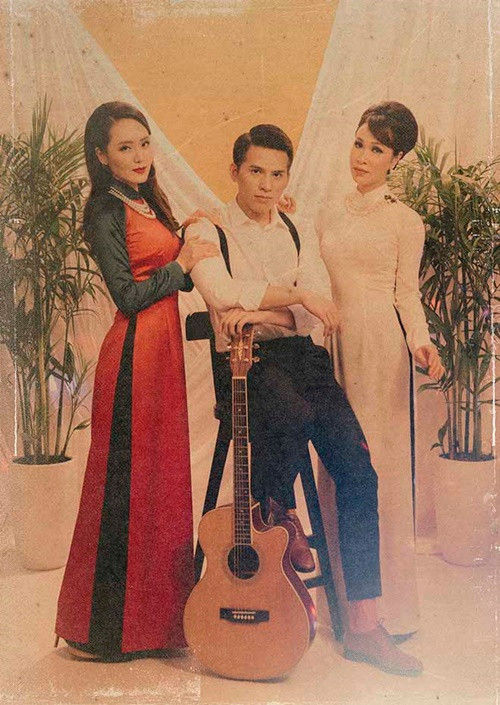 Bộ ba luôn ủng hộ nhau trong công việc. Ảnh: Dân Việt.