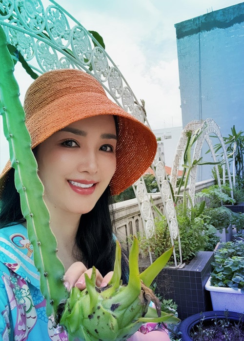 Bà mẹ một con tận hưởng sự bình yên ở chốn đi về.