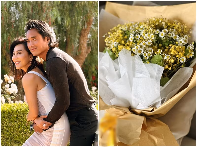  MC Kỳ Duyên vừa đón sinh nhật lần thứ 59. Một trong những món quà gây chú ý của mẹ hai con là bó hoa tươi từ Trịnh Hội - chồng cũ Kỳ Duyên.