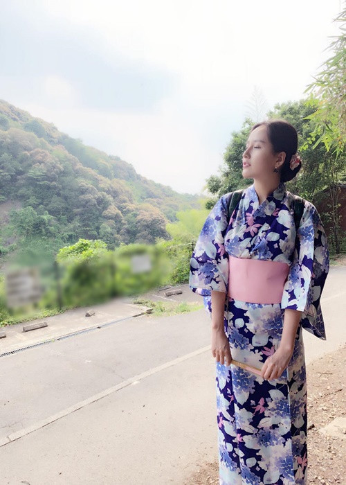 Nàng hậu đăng hình ảnh du lịch Nhật Bản cách đây ít năm. Ảnh: FB Mai Phương Thúy.