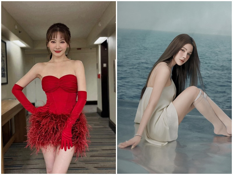 2 nữ giám khảo cuộc thi Nữ hoàng vũ đạo đường phố đều chuộng phong cách gợi cảm. Ảnh: FB Hari Won, Diệp Lâm Anh.