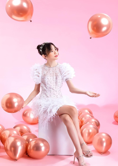 Ngọc Diễm luôn tự hào vì con gái rất ngoan ngoãn, thông minh và khá tự lập. Ảnh: FB Ngọc Diễm.