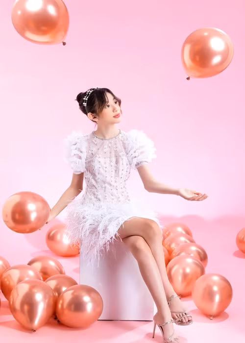 Ngọc Diễm luôn tự hào vì con gái rất ngoan ngoãn, thông minh và khá tự lập. Ảnh: FB Ngọc Diễm.