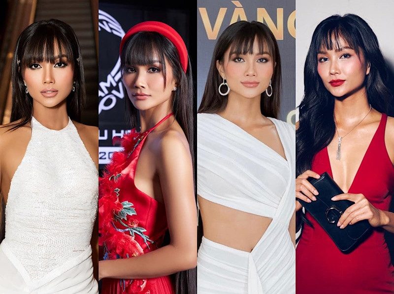 Khi tham gia các sự kiện, H'hen Niê ăn mặc lộng lẫy, phù hợp với hình ảnh một hoa hậu.