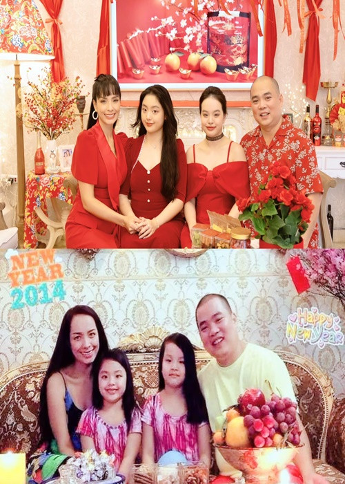 Suti và Suli thừa hưởng những nét đẹp của mẹ.