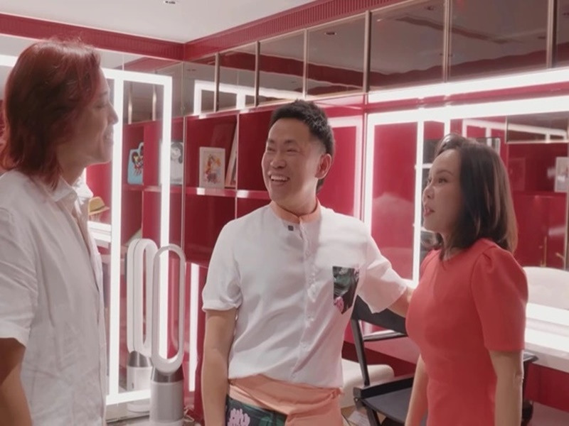 Vợ chồng Việt Hương từng mời nghệ sĩ Hoài Tâm đến chơi nhà. Ảnh: Đời Sống Pháp Luật.