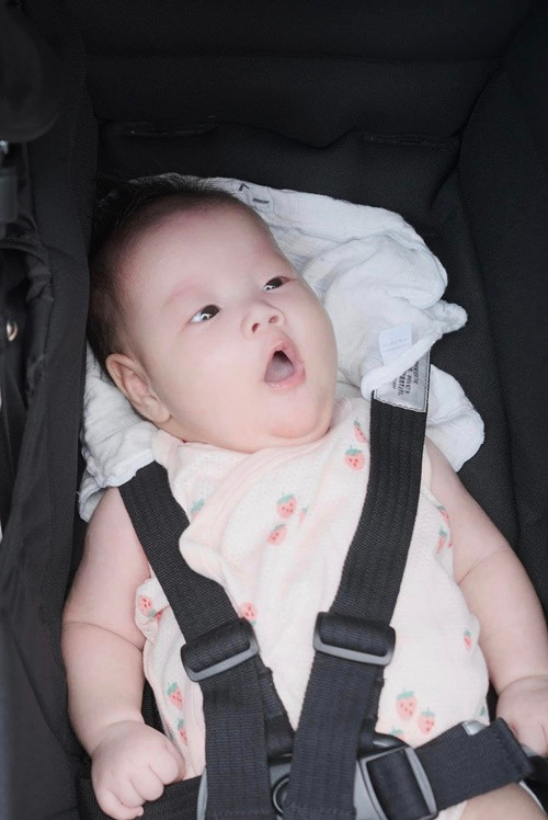 Cặp song sinh nhà Phương Oanh - Shark Bình trộm vía bụ bẫm.