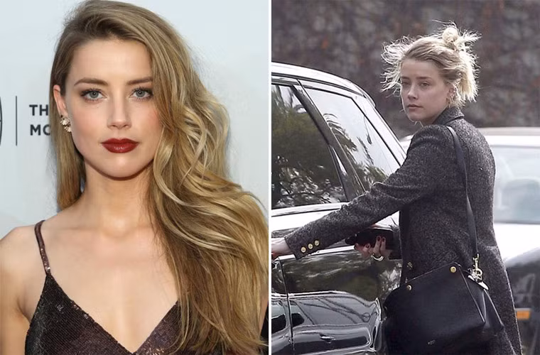 Cả thế giới sốc khi cặp sao Hollywood Amber Heard và Johnny Depp chia tay. Không chỉ chia tay, ly hôn của họ trở thành một cuộc chiến khi Amber trưng bằng chứng bị chồng bạo hành và mới đây nhất là bị Johnny Depp xù gần 7 triệu USD tiền thỏa thuận ly hôn. Chính vì phải cân não với chồng trong cuộc ly hôn đình đám này mà ngôi sao nữ xuống sắc thảm hại. (Ảnh: Pinterest, Fameflynet)