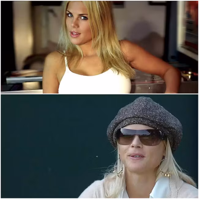 Cú sốc tinh thần sau cuộc chia tay đình đám với tay golf nổi tiếng nhất thế giới Tiger Woods khiến người mẫu Elin Nordegren chưa lấy lại được thăng bằng nên trông thần sắc cô không được rạng ngời, xinh đẹp như trước. (Ảnh: nydailynews.com, sheknows.com)