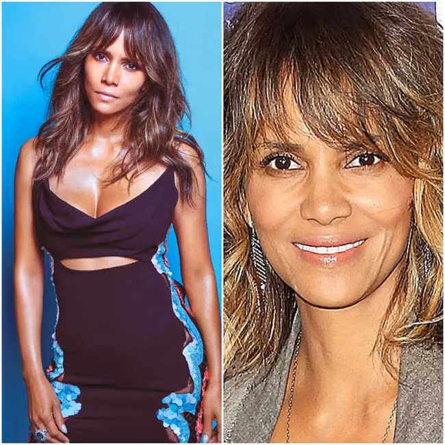 Hình ảnh một ngôi sao sexy, quyến rũ của Halle Berry đã không còn khi nhìn hình ảnh cô sau khi chia tay chồng Olivier Martinez (Ảnh: wmagazine.com, latimes.com)