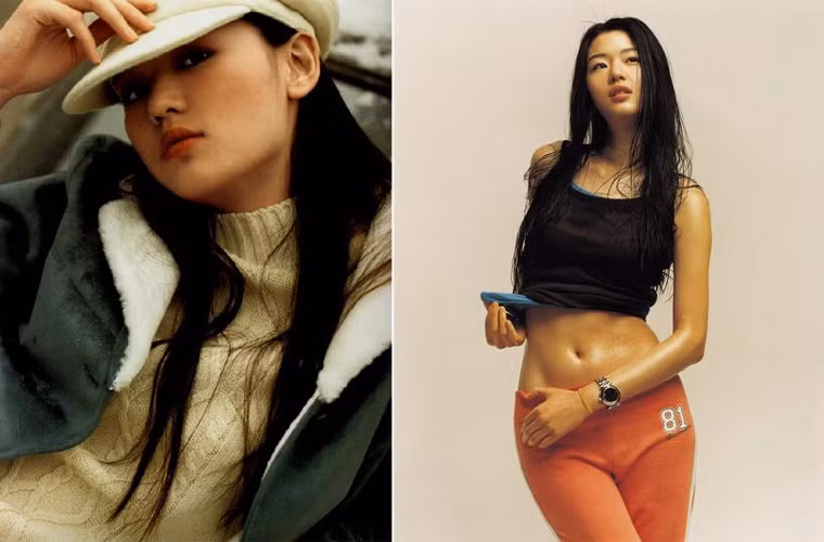 Cô là một trong số ít ngôi sao xứ Hàn giữ nguyên vẻ đẹp tự nhiên và không hề dao kéo. (Ảnh: koreandrama)