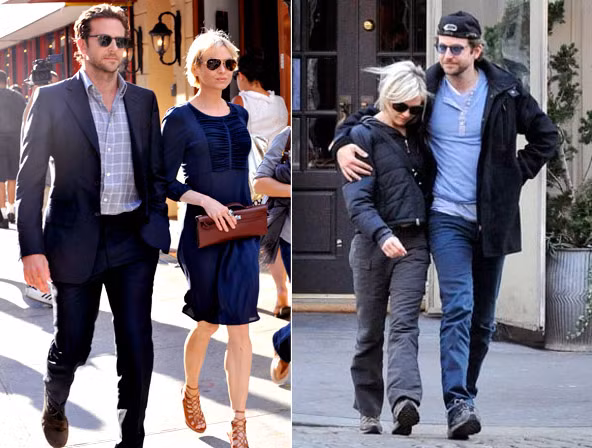 Bradley Cooper và nữ diễn viên Renee Zellweger đã chia tay vào tháng 3/2011 sau gần hai năm hẹn hò. Lúc đó nhiều người nghĩ hai ngôi sao Hollywood chuẩn bị kết hôn đến nơi. (Ảnh: Ramey)