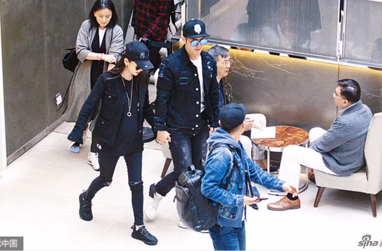 Huynh Hieu Minh thue ve si khi dua Angelababy di an trua-Hinh-3