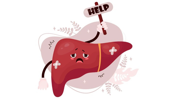 Dau hieu canh bao gan suy yeu, can di kham ngay