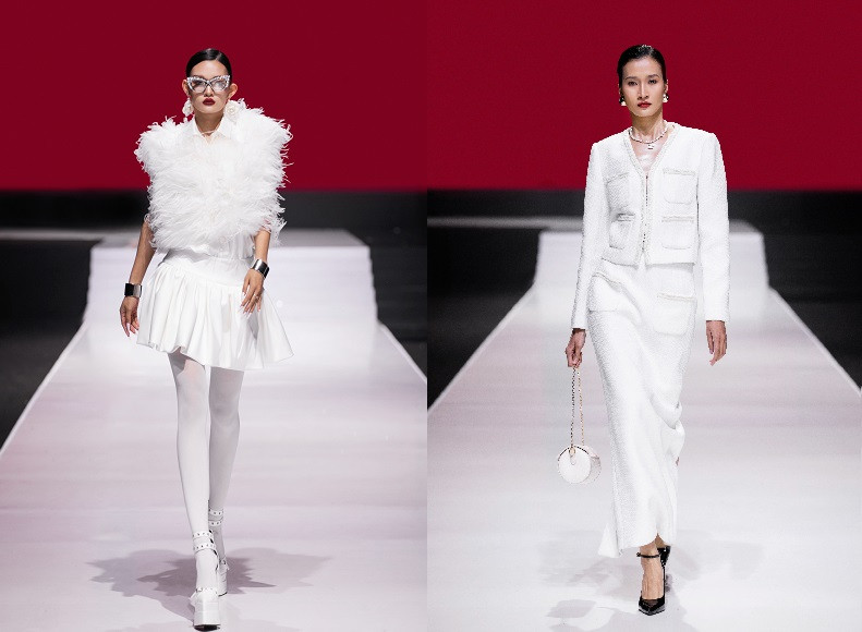 Bộ sưu tập Timeless gồm 115 thiết kế, được chia thành 3 phần. tái hiện sự chuyển dịch của thế giới thời trang theo thời gian.