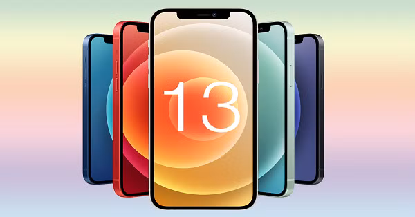 iPhone 13 dự kiến có bốn phiên bản với kích cỡ màn hình tương tự iPhone 12.