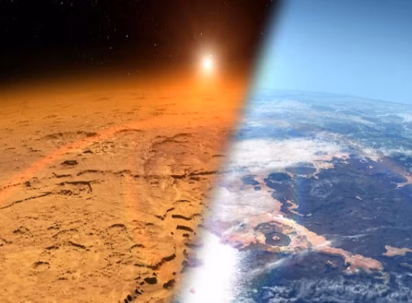 Một số nhà khoa học tin rằng Sao Hoả đã từng là một thế giới ẩm ướt và phù hợp cho sự sống trong thời cổ đại, tình trạng rò rỉ khí quyển là dấu hiệu báo trước một tương lai khô khan và bất lợi cho loài người.