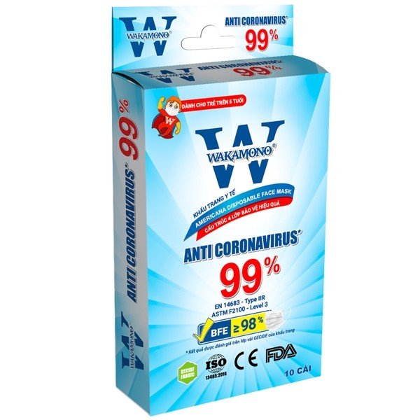 Việc sử dụng khẩu trang diệt virus corona 99% của Wakamono có thể làm giảm đáng kể tỷ lệ lây nhiễm vì nó sẽ giảm lây truyền vi rút một cách hiệu quả. Do đó, sự phát triển này có thể hoạt động như một công cụ tiềm năng để chống lại đại dịch COVID-19.