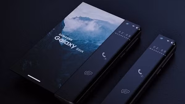 Smartphone màn hình trượt cuộn của Samsung có thể hoạt động khác đôi chút so với Oppo. Máy sẽ có kiểu dáng gần giống Z Fold2 và kích thước khi trượt ra lớn hơn. Hãng cũng có thể mang thiết kế màn hình dạng mới lên Z Fold3 để tăng tuổi thọ và đa dạng cách thức gập.