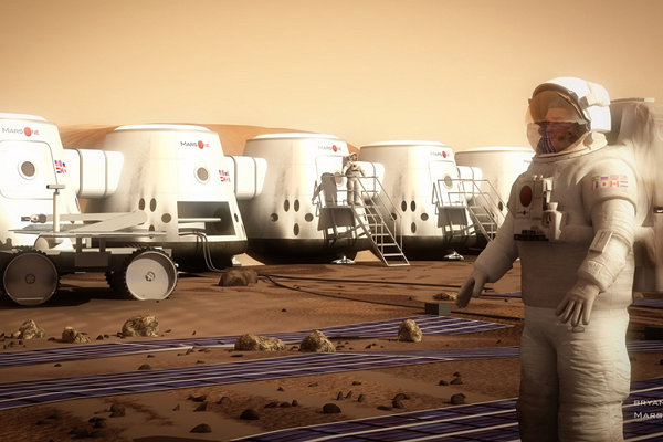 Tổ chức phi lợi nhuận Mars One do doanh nhân người Hà Lan Bas Lansdorp thành lập vào năm 2012 có kế hoạch thiết lập khu định cư lâu dài đầu tiên của con người trên Hỏa tinh vào năm 2023 . Dự án trị giá 4 tỷ bảng Anh sẽ tạo ra các căn nhà mô-đun cho con người sinh sống. Hiện đã có hơn 200.000 người đăng ký tham gia.