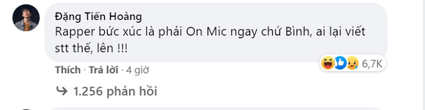 ViruSs đã có những nhận xét cực thẳng thắn về phần rap của Sơn Tùng M-TP mà câu nổi bật nhất chính là: "Từ trước tới nay tớ chưa bao giờ đánh giá quá cao khả năng rap của Tùng".