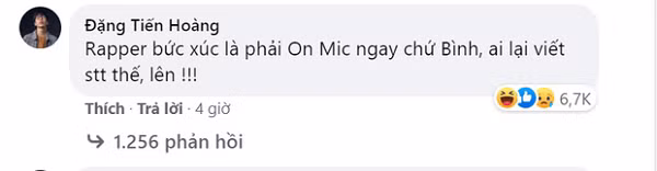 ViruSs đã có những nhận xét cực thẳng thắn về phần rap của Sơn Tùng M-TP mà câu nổi bật nhất chính là: "Từ trước tới nay tớ chưa bao giờ đánh giá quá cao khả năng rap của Tùng".