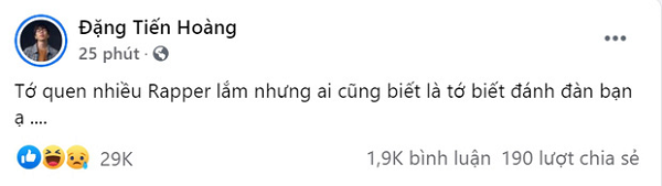 ViruSs liên tục cập nhật trạng thái trên trang cá nhân của mình.
