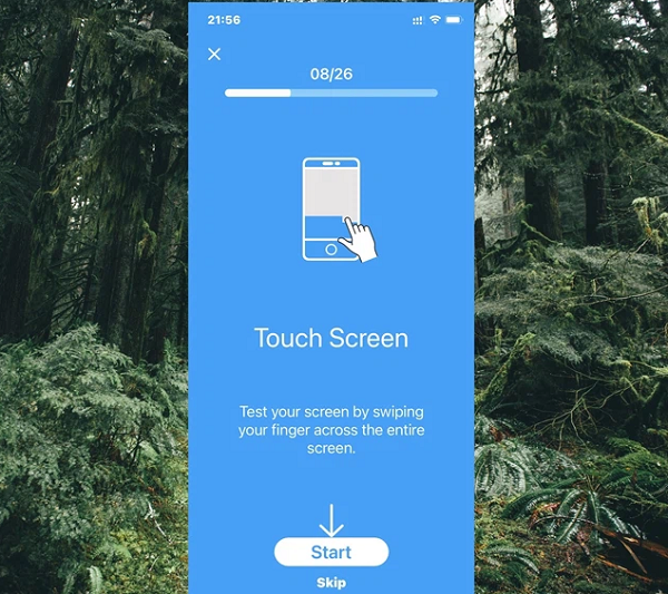 Hoàn thành bài test, ứng dụng sẽ đưa ra báo cáo tổng kết cho bạn.