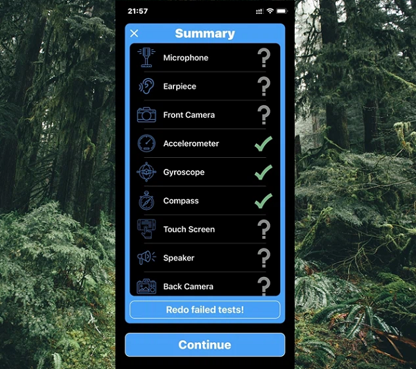 TestM là ứng dụng hoạt động khá tốt, cho phép bạn thấy rõ hơn về tình trạng thiết bị và sự hoạt động của các thành phần bên trong trước khi quyết định chọn mua.