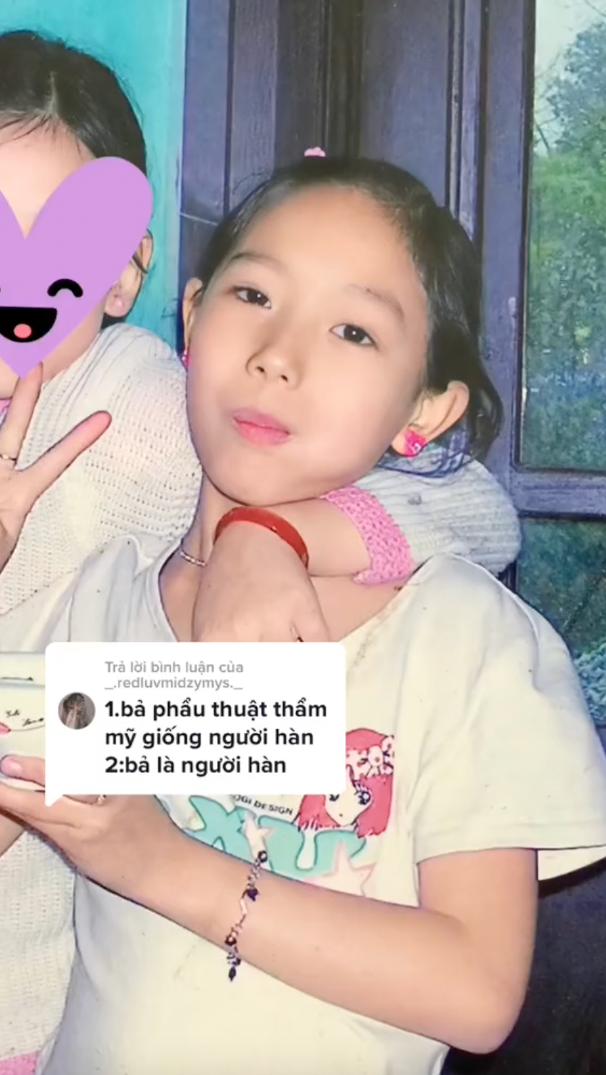 Ngoài ra, gái xinh sinh năm 1998 còn đăng ảnh ngày xửa ngày xưa để chứng minh.