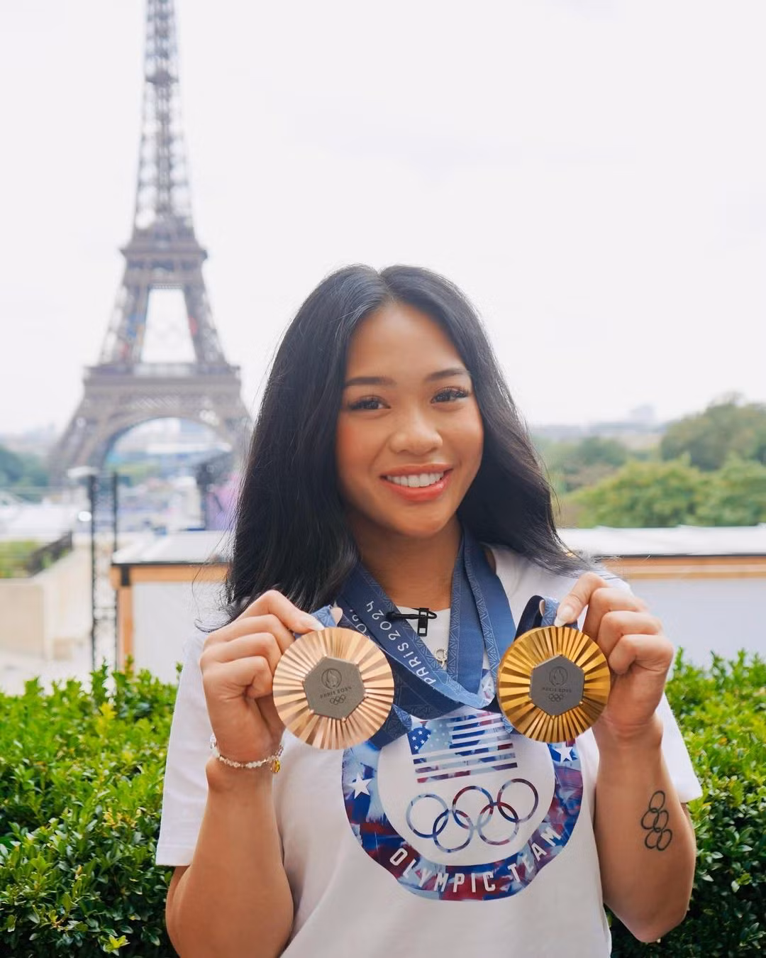 Nhan sac nu VDV My goc H'Mong them an pho tai Olympic 2024