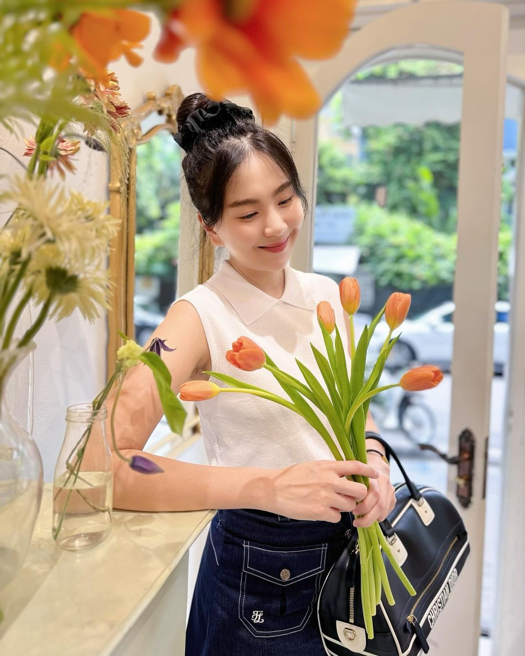 Những dòng trạng thái về cuộc sống tích cực hướng của Mai Ngọc được khá nhiều người ủng hộ và chia sẻ lại.