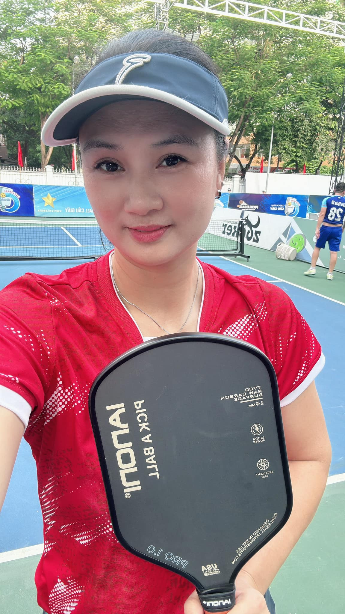 Kim Huệ cũng vừa mới gia nhập bộ môn pickleball đang làm mưa làm gió gần đây.