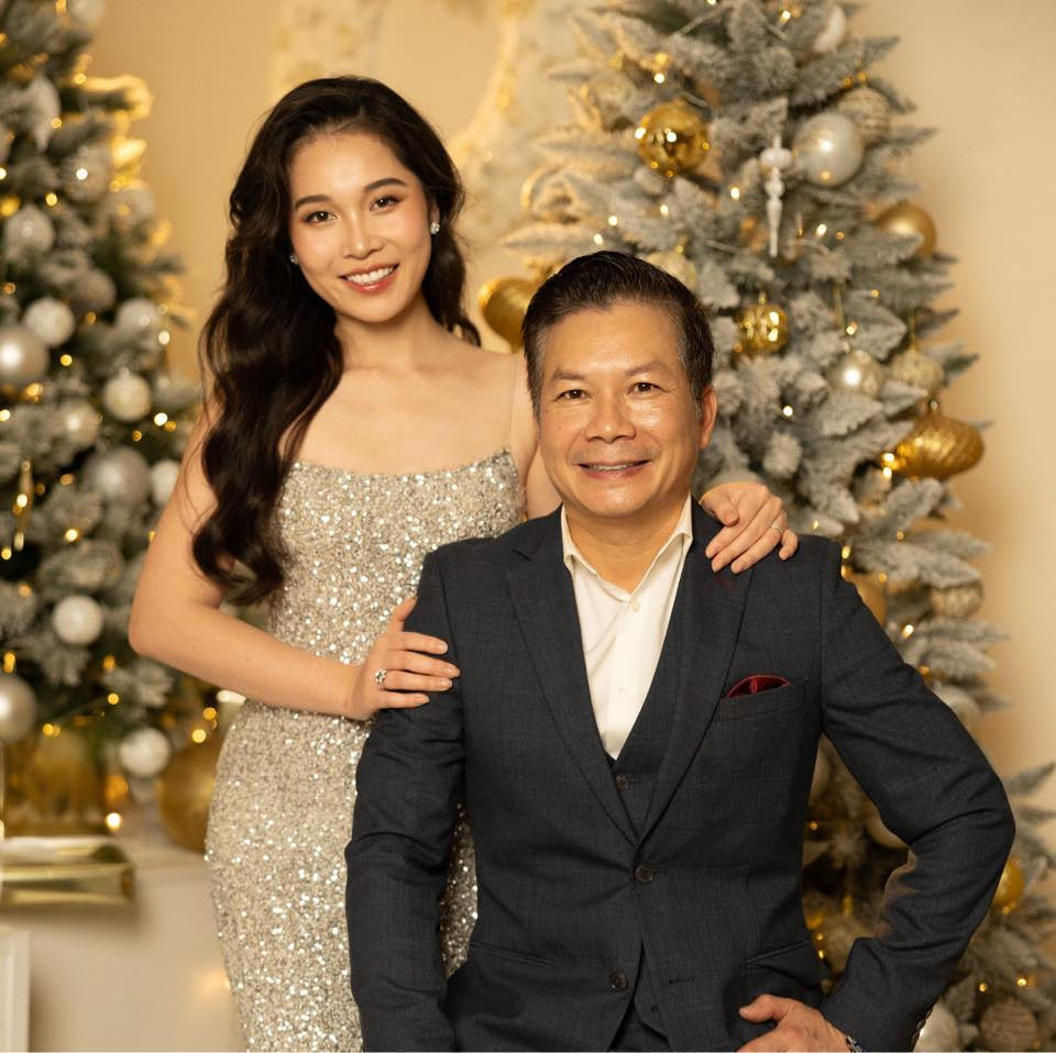 Kết hôn với Shark Hưng vào năm 2018, tính đến nay, vợ chồng á hậu - doanh nhân đã có hơn 6 năm bên nhau và đây là lần mang thai thứ hai của Thu Trang. (Ảnh: FBNV)