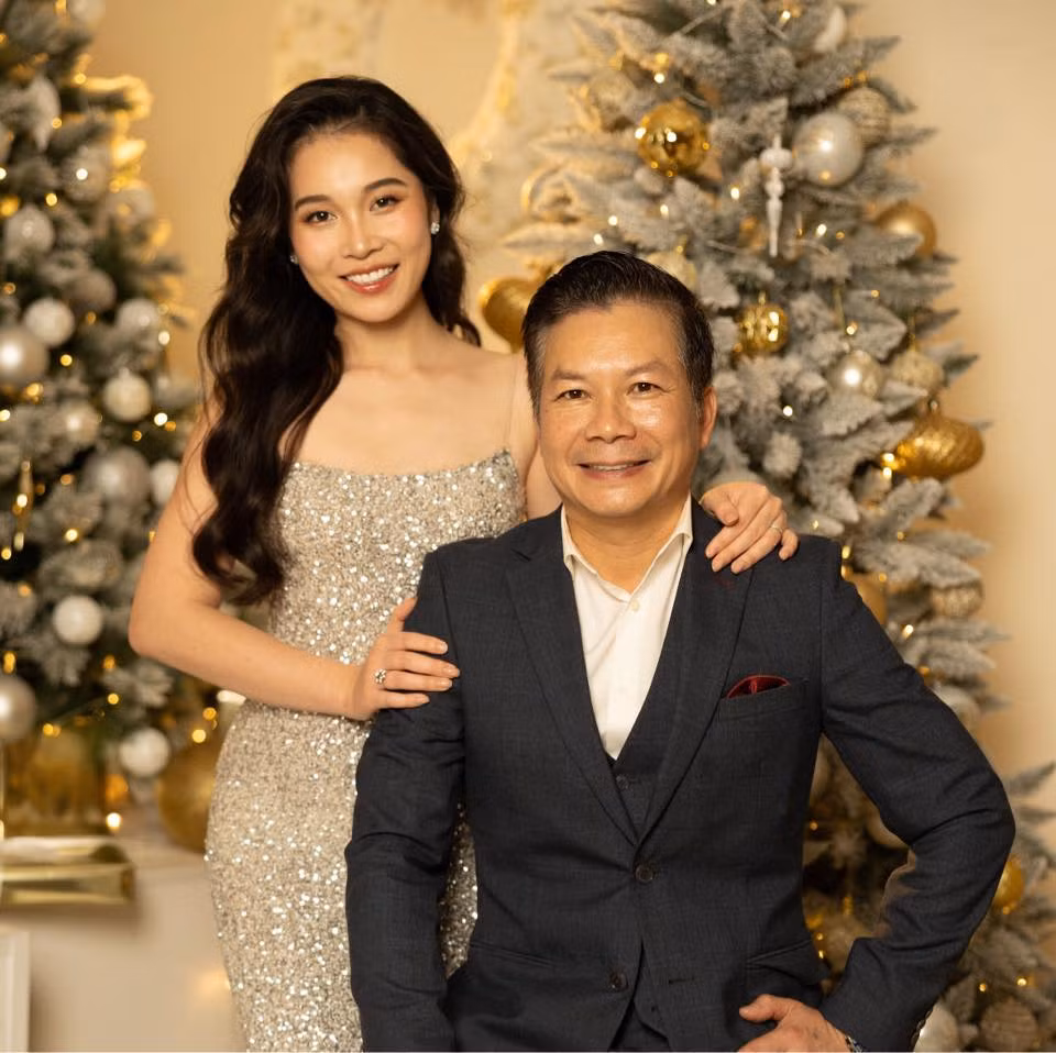 Kết hôn với Shark Hưng vào năm 2018, tính đến nay, vợ chồng á hậu - doanh nhân đã có hơn 6 năm bên nhau và đây là lần mang thai thứ hai của Thu Trang. (Ảnh: FBNV)