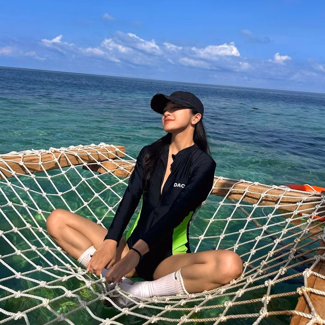 Người đẹp từng làm ở một công ty tại Mỹ trước khi trở về Việt Nam vào cuối năm 2020.