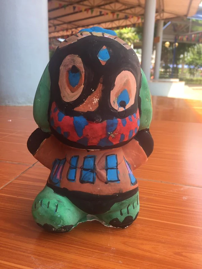 Chắc người tạo nên tác phẩm này có trí tượng tưởng phong phú lắm. (Ảnh: Internet)