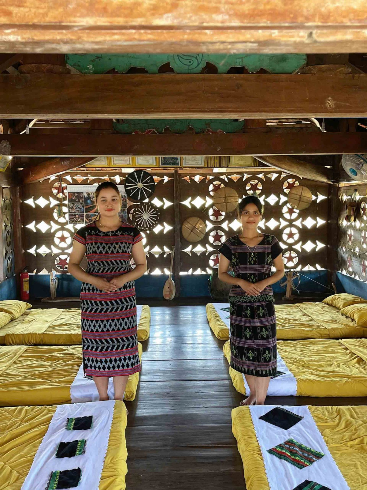 Một homestay của đồng bào Tà Ôi tại A Roàng.