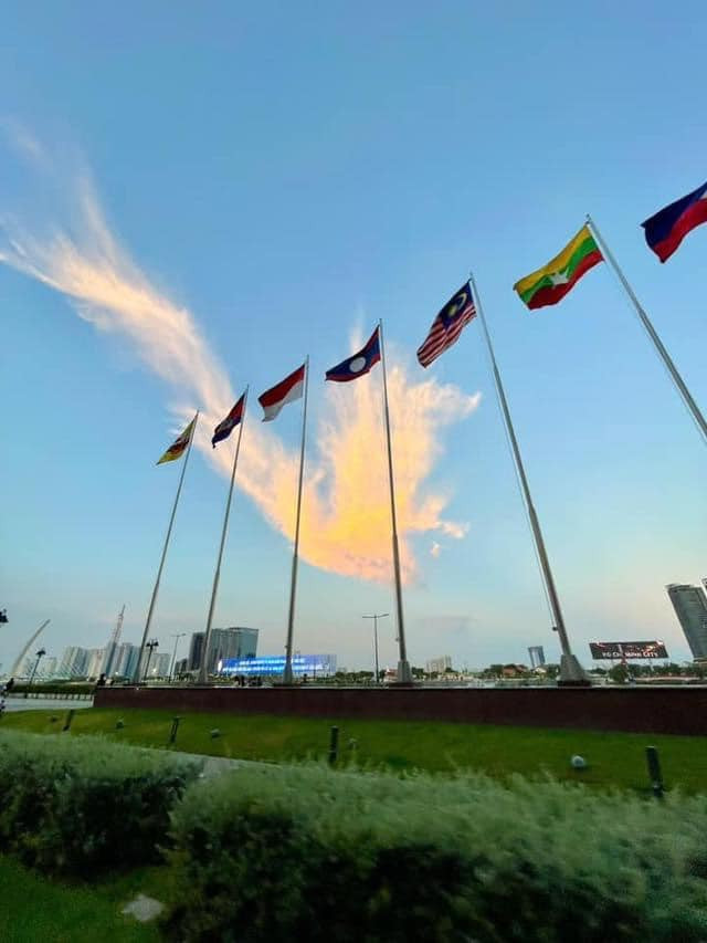 Bức ảnh được chụp từ quận 1.