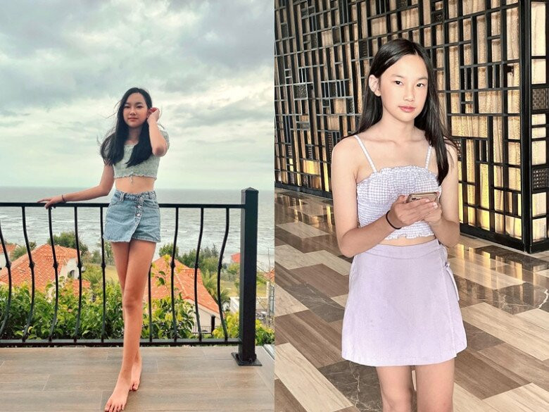 Cháu nội Hoàng Kiều tên Sophia, năm nay 16 tuổi. Trong những bức ảnh được đăng tải, con gái Đào Lan Phương có vóc dáng cao ráo, đôi chân dài thon gọn cùng mái tóc dài, dày đen ra dáng thiếu nữ.