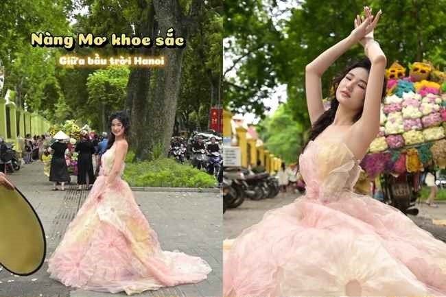 Vốn sở hữu nhan sắc được đánh giá ở mức "khá", Nàng Mơ không ít lần thu hút sự chú ý của mọi người với những tạo hình nhẹ nhàng như nàng thơ. Tuy nhiên, lần này, sự xuất hiện của cô lại gây ra nhiều tranh cãi về phong cách và cách phối hợp trang phục.