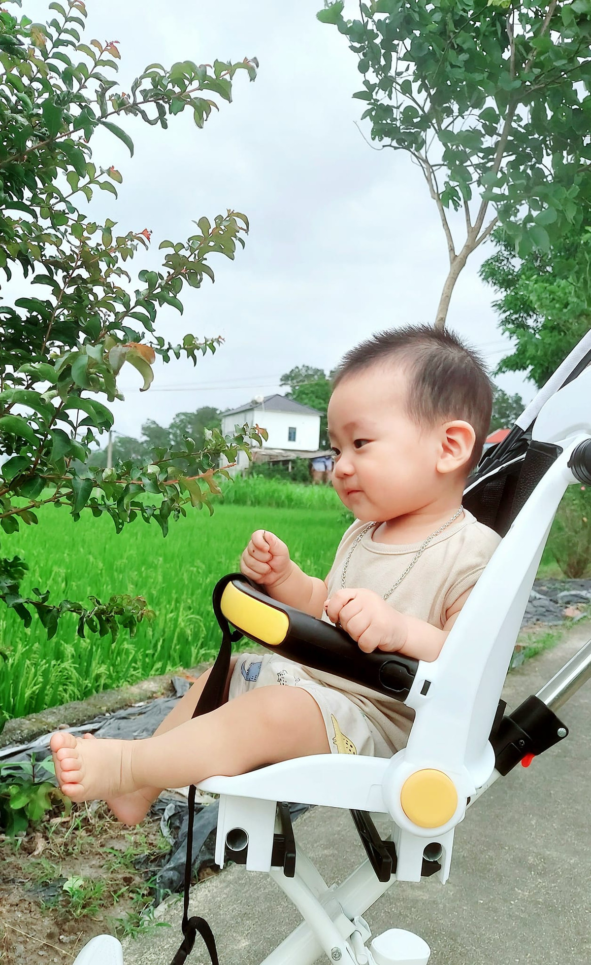 Chân dung "cu cháu" khiến ông cậu nhớ "phát cuồng", đạp xe 20 cây số để đến thăm.