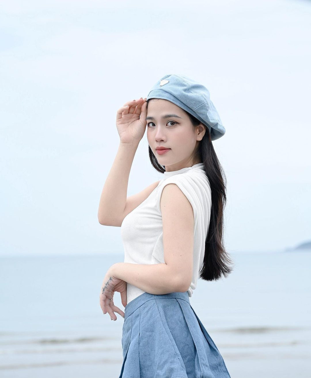 Nhan sắc của Huyền My vẫn rất xinh tươi, rạng rỡ.