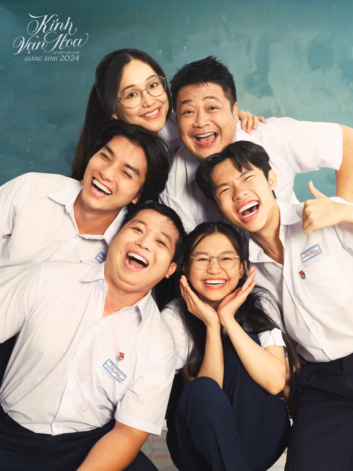 Đặc biệt, fan của Kính Vạn Hoa ngày nào không ngừng xuýt xoa trước nhan sắc xinh đẹp trẻ trung của Anh Đào - người thủ vai nữ chính Hạnh "cận". Được biết, Anh Đào đang làm giảng viên ở Úc, chưa công khai chuyện chồng con. (Ảnh: Galaxy Studio)