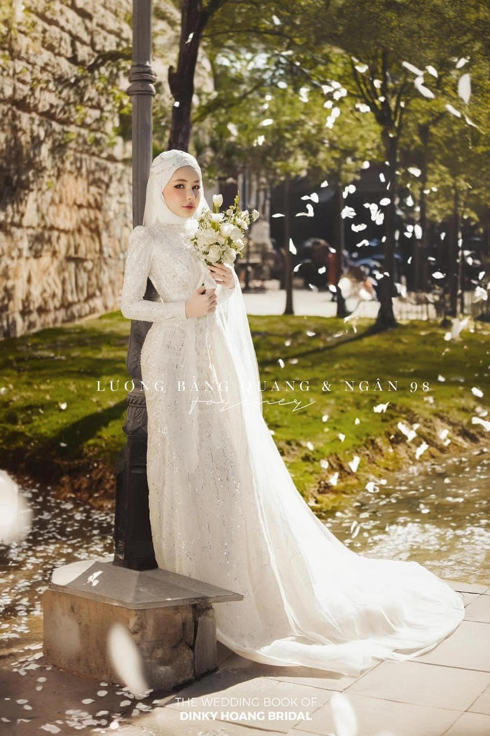 DJ Ngân 98 đã trải qua nhiều ca phẫu thuật trùng tu nhan sắc với chi phí lên đến hàng tỷ đồng. (Ảnh: Dinky Hoang Bridal)