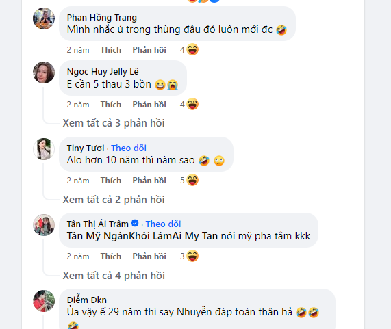 Dưới những fanpage lớn đăng tải bài viết về ăn chè đậu đỏ, nhiều người đã tag bạn bè vào để rủ ăn chè đậu đỏ.