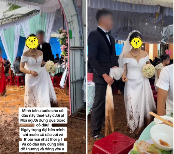 Phía studio vẫn rất hoan hỉ và mong mọi người không gay gắt với cô dâu vì đây là tình huống không ai mong muốn.